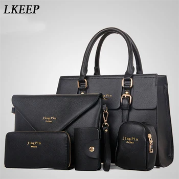 Women Fashion 5 Piece/set Handbag Purse Set Classic Messenger Bag Imitation Leather Shoulder Bag 6 Colors Ladies PU Bag
Women Fashion 5 Piece/set Handbag Purse Set Classic Messenger Bag Imitation Leather Shoulder Bag 6 Colors Ladies PU Bag