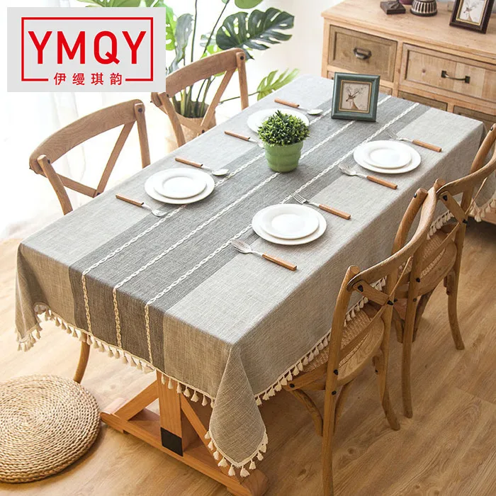Plaid Decorative Linen Tablecloth With Tassel Waterproof Oilproof Thick Rectangular Wedding Dining Table Cover Tea Table Cloth
Plaid Decorative Linen Tablecloth With Tassel Waterproof Oilproof Thick Rectangular Wedding Dining Table Cover Tea Table Cloth