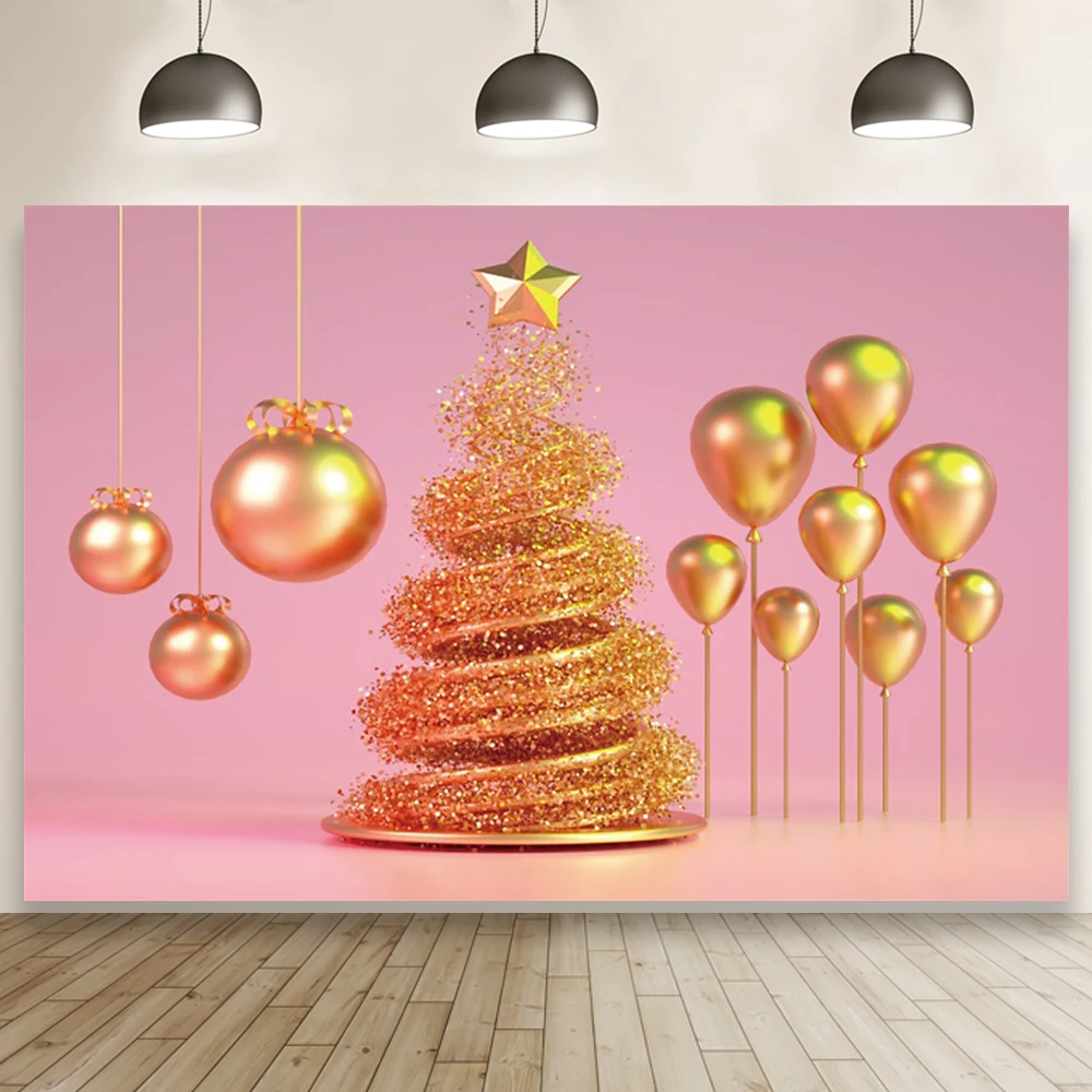 Laeacco Golden Balloon Christmas Tree Baby Birthday Portrait Custom Backdrop Photographic Photo Background For Photo Studio
Laeacco Golden Balloon Christmas Tree Baby Birthday Portrait Custom Backdrop Photographic Photo Background For Photo Studio