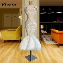 Floria Handmade Beaded Feathers Evening Cocktail Dresses 2022 Arabic Dubai Ankle Length Party Gowns Women Prom Dress Vestidos
Floria Handmade Beaded Feathers Evening Cocktail Dresses 2022 Arabic Dubai Ankle Length Party Gowns Women Prom Dress Vestidos