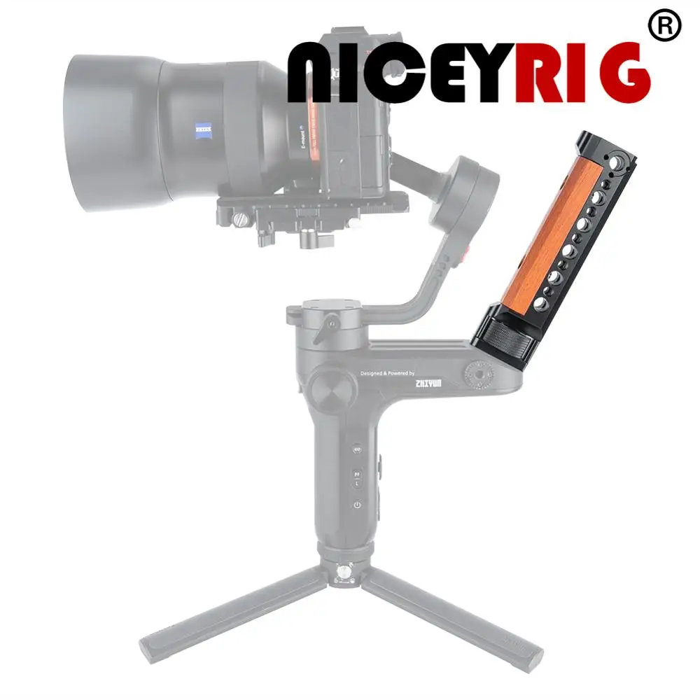 Niceyrig Dedicated Design Ergonomic Camera Wooden handle Handgrip With Locating Hole For Zhiyun WEEBILL LAB Gimbal Stabilizer
Niceyrig Dedicated Design Ergonomic Camera Wooden handle Handgrip With Locating Hole For Zhiyun WEEBILL LAB Gimbal Stabilizer