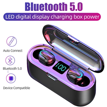 TWS Wireless Bluetooth Earphone 8D HiFi Stereo Headset Gaming Headphone With Microphone Sports Earbuds LED Charger Box 2000mAh
TWS Wireless Bluetooth Earphone 8D HiFi Stereo Headset Gaming Headphone With Microphone Sports Earbuds LED Charger Box 2000mAh