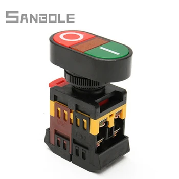 2pcs 22mm 220V Red Green Power On/off Start Stop Household Push Button Light Indicator Switch Momentary (Springs Back) APBB-22N
2pcs 22mm 220V Red Green Power On/off Start Stop Household Push Button Light Indicator Switch Momentary (Springs Back) APBB-22N