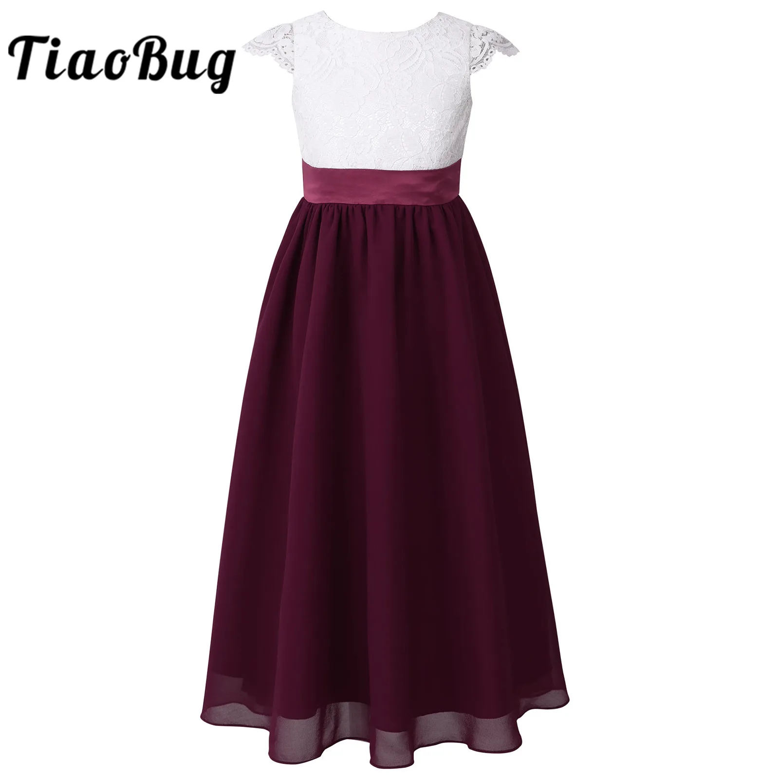 Kids Dresses Floral Lace Chiffon Flower Girls Dress Princess Wedding Party Junior Bridesmaid Dresses vestidos Filles Robes
Kids Dresses Floral Lace Chiffon Flower Girls Dress Princess Wedding Party Junior Bridesmaid Dresses vestidos Filles Robes