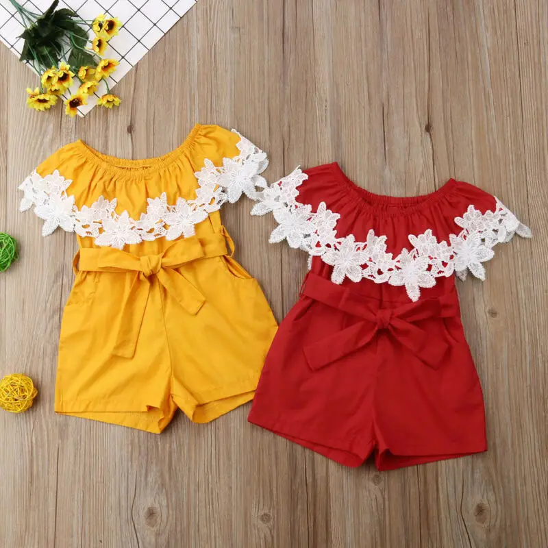 Lace Flower Baby Girl Clothes 2019 Summer Lace Up Baby Rompers With Belt Jumpsuit Outfits New Born Baby Clothes Playsuit 0-24M
Lace Flower Baby Girl Clothes 2019 Summer Lace Up Baby Rompers With Belt Jumpsuit Outfits New Born Baby Clothes Playsuit 0-24M