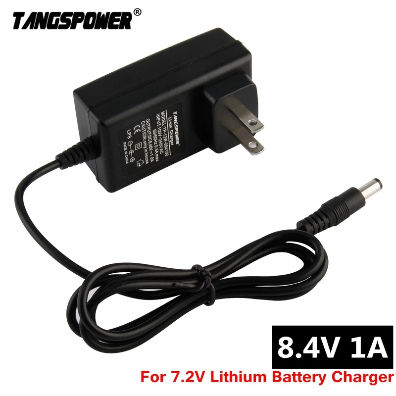 8.4V 1A 18650 Lithium Battery Charger for 7.2V 7.4V 2S Li-ion Battery pack Portable Charger DC 5.5mm*2.1mm Connector Plug EU/US
8.4V 1A 18650 Lithium Battery Charger for 7.2V 7.4V 2S Li-ion Battery pack Portable Charger DC 5.5mm*2.1mm Connector Plug EU/US