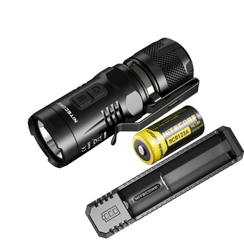 

NITECORE EC11 EDC Flashlight CREE XM-L2 (U2) LED max 900 lumen beam throw 190 meter ourdoor tactical torch search rescue light