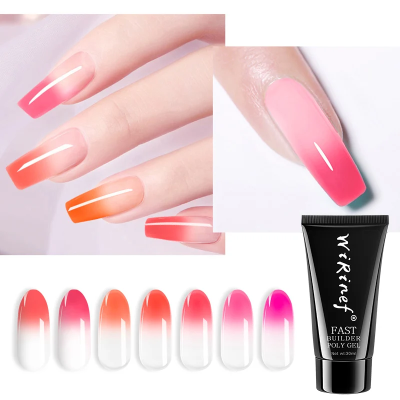 WiRinef 30g Acrylic Poly Gel Quick Builder Nail Gel Polish Temperature Color Changing UV Extendsion PolyGel
WiRinef 30g Acrylic Poly Gel Quick Builder Nail Gel Polish Temperature Color Changing UV Extendsion PolyGel