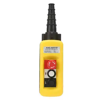 Emergency Stop Button 2 Push Switch Pendant Control Stations with Emergency Stop Press Button for crane lifting control switch
Emergency Stop Button 2 Push Switch Pendant Control Stations with Emergency Stop Press Button for crane lifting control switch