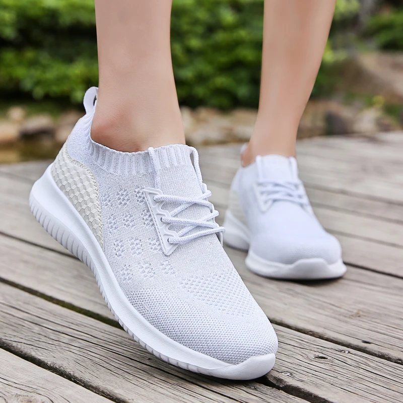 Women Tennis Shoes Tenis Mujer Breathable Mesh Non-slip Sneakers Outdoor Sport Flat Shoes Light Fitness Ladies Training Shoes 1
Women Tennis Shoes Tenis Mujer Breathable Mesh Non-slip Sneakers Outdoor Sport Flat Shoes Light Fitness Ladies Training Shoes 1