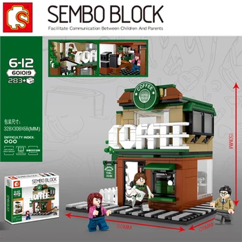 Sembo Coffee Shop Compatible Streetscape Building Blocks Bricks Starbucksnis Model Toys Biirthdays Gifts With Figures
Sembo Coffee Shop Compatible Streetscape Building Blocks Bricks Starbucksnis Model Toys Biirthdays Gifts With Figures
