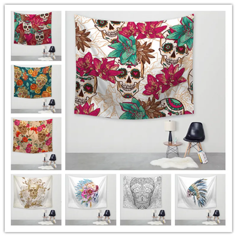 Psychedelic Tapestry Rose and Skull Wall Hanging Hippie Psychedelic Tapestry Boho Decor Dorm Wall Cloth Tapestries Wall Carpet
Psychedelic Tapestry Rose and Skull Wall Hanging Hippie Psychedelic Tapestry Boho Decor Dorm Wall Cloth Tapestries Wall Carpet