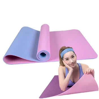 High Quality Tpe Yoga Mat 6mm Tasteless Pilates Gym Exercise Sport Carpet Mats For Beginner Environmental Fitness TPE Yoga Mat 
High Quality Tpe Yoga Mat 6mm Tasteless Pilates Gym Exercise Sport Carpet Mats For Beginner Environmental Fitness TPE Yoga Mat