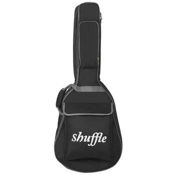 SHUFFLE Guitar Gig Bag Backpack Soft Case Water-Resistant Padded for 40/41 Inch Acoustic Classic Folk Guitars
SHUFFLE Guitar Gig Bag Backpack Soft Case Water-Resistant Padded for 40/41 Inch Acoustic Classic Folk Guitars