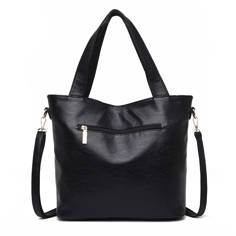 Simple Fashion Large Capacity Shoulder Bag Bag Women's 2018 New Style Hand Shoulder Autumn And Winter Large Bag Soft Leather Ver 
Simple Fashion Large Capacity Shoulder Bag Bag Women's 2018 New Style Hand Shoulder Autumn And Winter Large Bag Soft Leather Ver