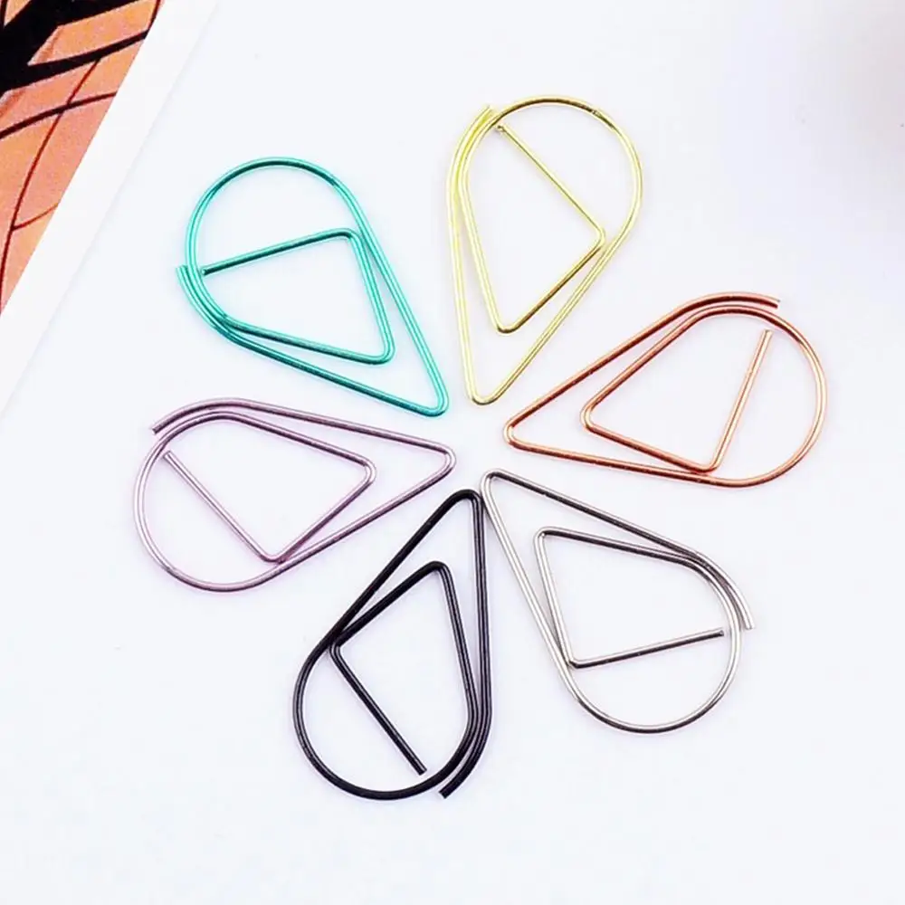 50 Pcs Paper Clip Fresh Simple Water Shape Cute Metal Bookmarks Paper Clip Office Supplies Hand-decorated Stationery
50 Pcs Paper Clip Fresh Simple Water Shape Cute Metal Bookmarks Paper Clip Office Supplies Hand-decorated Stationery