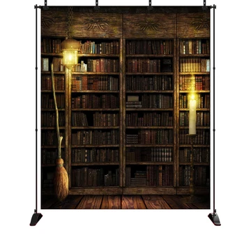Wizard Magic Bookshelf Photography Backdrop for Halloween Bookcase Dress Up Party Decor Ancient Library Background Photo
Wizard Magic Bookshelf Photography Backdrop for Halloween Bookcase Dress Up Party Decor Ancient Library Background Photo