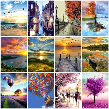 HUACAN Painting By Numbers Scenery Handpainted Picture By Number Landscape Drawing Canvas Home Decoration
HUACAN Painting By Numbers Scenery Handpainted Picture By Number Landscape Drawing Canvas Home Decoration