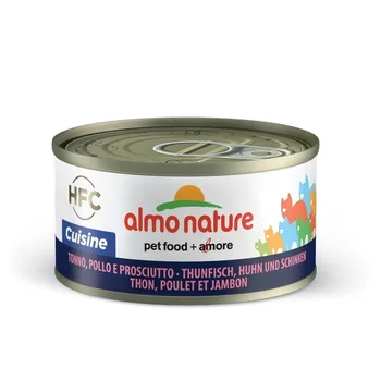 Almo nature D/Cats "tuna, chicken and ham" adult tuna, chicken and cuisine 0,07 kg x 24 PCs 
Almo nature D/Cats "tuna, chicken and ham" adult tuna, chicken and cuisine 0,07 kg x 24 PCs
