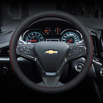 Car Steering Wheel Cover Skidproof Auto Steering Wheel Cover Cowhide Breathable Car STYLING For Chevrolet Equinox Cavalier 
Car Steering Wheel Cover Skidproof Auto Steering Wheel Cover Cowhide Breathable Car STYLING For Chevrolet Equinox Cavalier