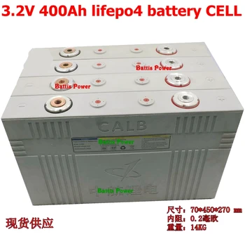 4pcs 3.2V 400Ah 420Ah Lifepo4 Lithium Battery 2C Discharge for 12v 24v Motorhome Electric Boat Stored Energy Battery Pack
4pcs 3.2V 400Ah 420Ah Lifepo4 Lithium Battery 2C Discharge for 12v 24v Motorhome Electric Boat Stored Energy Battery Pack