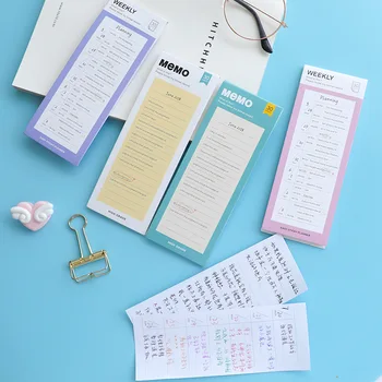 30Sheets/Set To Do List Check List Memo Pad Notepad Paper Sticky Notes Weekly Planner Writing Pads Office School Supplies
30Sheets/Set To Do List Check List Memo Pad Notepad Paper Sticky Notes Weekly Planner Writing Pads Office School Supplies