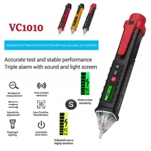 ANENG VC1010 Digital AC Voltage Detector Smart Non-Contact Meter Tester Pen Multimeter Ammeter Measuring Instrument Electrician
ANENG VC1010 Digital AC Voltage Detector Smart Non-Contact Meter Tester Pen Multimeter Ammeter Measuring Instrument Electrician