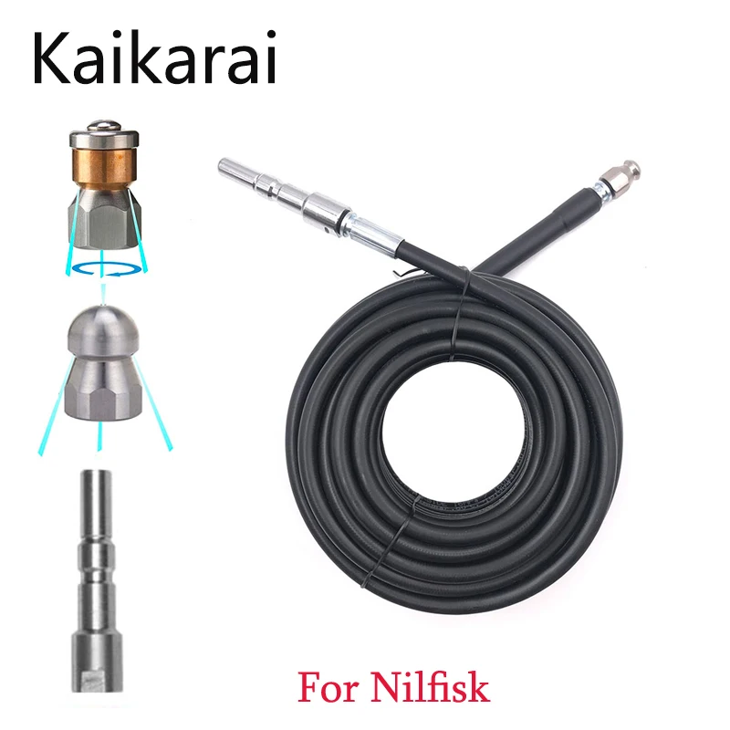 For STIHL Sewer Jetter Kit for Pressure Washer,, 1/4 Inch , Button Nose and Rotating Sewer Jetting Nozzle, Orifice 4.0 4000 PSI
For STIHL Sewer Jetter Kit for Pressure Washer,, 1/4 Inch , Button Nose and Rotating Sewer Jetting Nozzle, Orifice 4.0 4000 PSI