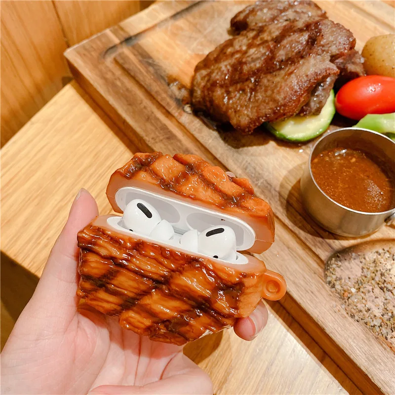 French Steak Case for Airpods 1 2 3 pro Earphone Box Cover Soft Bluetooth Wireless Protect Case for Airpod pro 3 2 1
French Steak Case for Airpods 1 2 3 pro Earphone Box Cover Soft Bluetooth Wireless Protect Case for Airpod pro 3 2 1