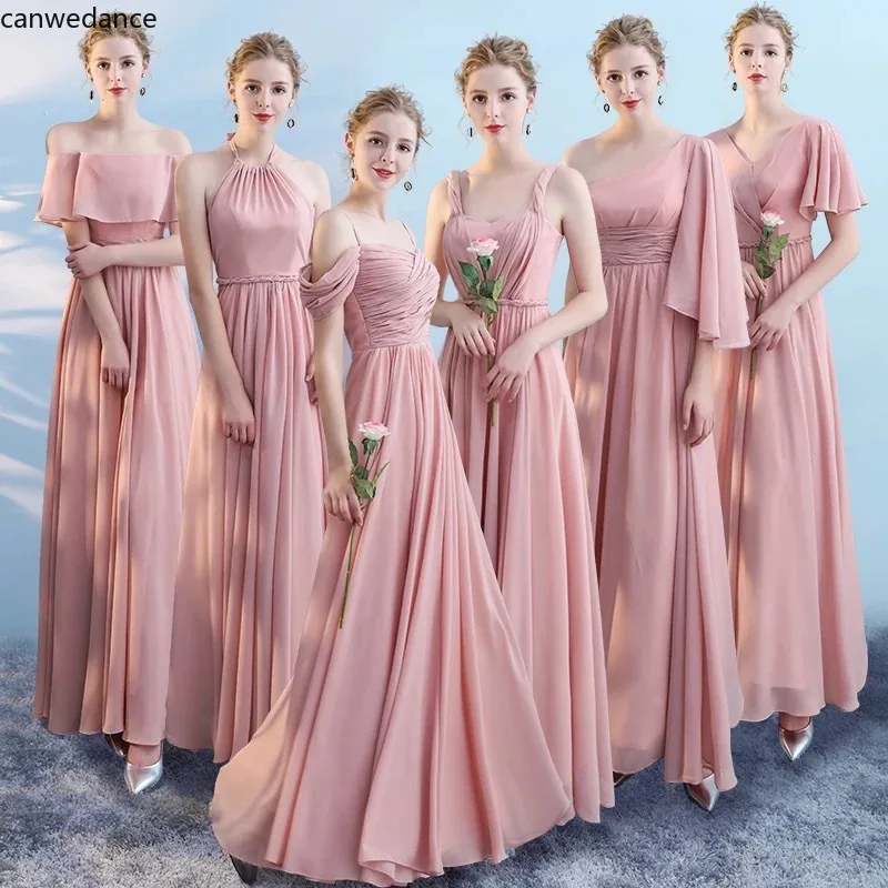 2020 Pink Silver Gray Bridesmaid Dresses Elegant Wedding Party Prom Dresses Vestido De Festa Party Dresses
2020 Pink Silver Gray Bridesmaid Dresses Elegant Wedding Party Prom Dresses Vestido De Festa Party Dresses