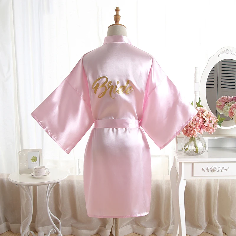 Bridesmaid Wedding Gown Bride Robe Dressing Gown Sleeping Gown And Silk Cardigan Sister Robe Gown Pink Blue Grey Customized
Bridesmaid Wedding Gown Bride Robe Dressing Gown Sleeping Gown And Silk Cardigan Sister Robe Gown Pink Blue Grey Customized