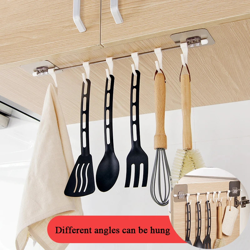 HOOQICT Kitchen Utensils Cookware Organizer And Storage Shelf Container Dish Drying Rack Bathroom 6 Hooks Towel Clothes Hanger
HOOQICT Kitchen Utensils Cookware Organizer And Storage Shelf Container Dish Drying Rack Bathroom 6 Hooks Towel Clothes Hanger