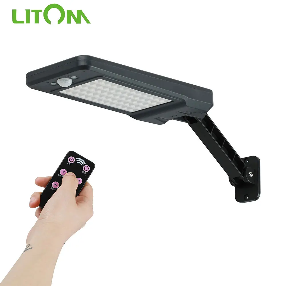 2 Pack LITOM 60 LED Led Solar Lamp Garden 900LM Light Outdoor Waterproof Wall Two Angles Rotable Pole Solar Motion Sensor Light
2 Pack LITOM 60 LED Led Solar Lamp Garden 900LM Light Outdoor Waterproof Wall Two Angles Rotable Pole Solar Motion Sensor Light