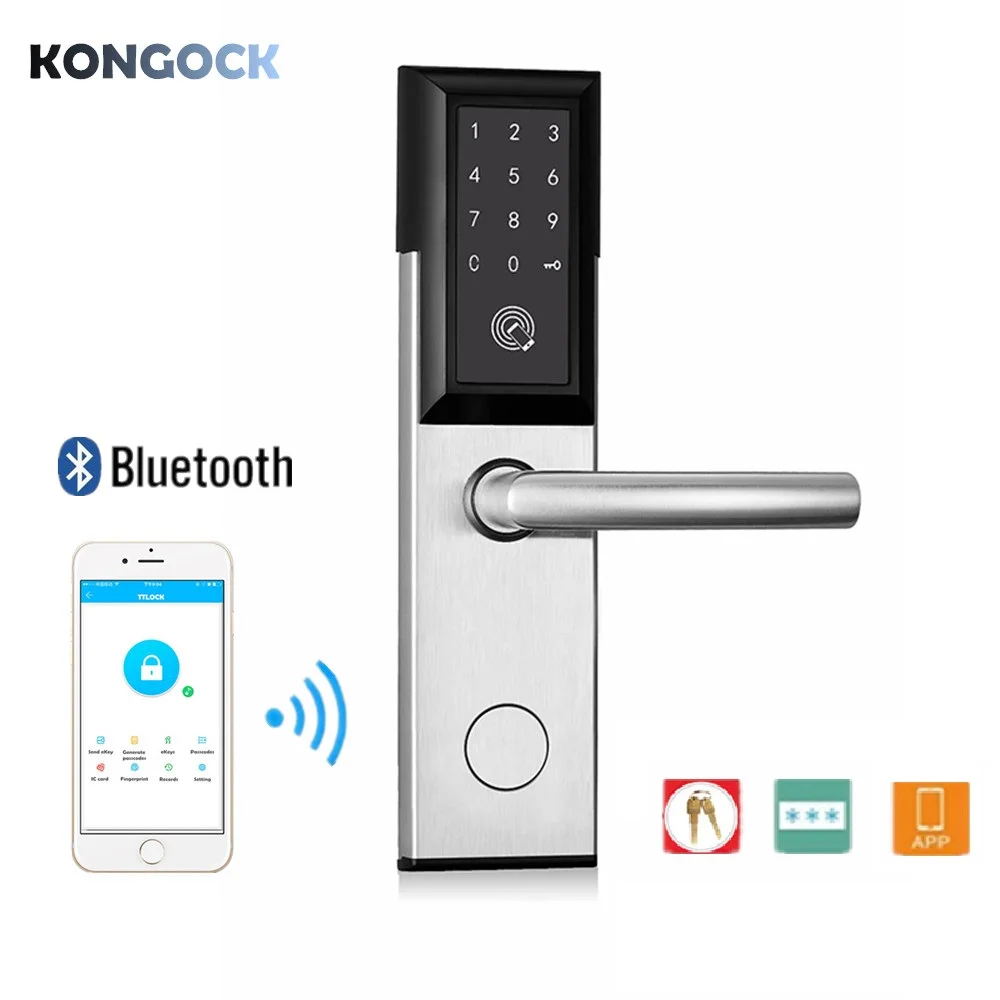 Bluetooth APP smart keyless door lock, electronic digital password & key access for home and hotel and apartment BNB etc
Bluetooth APP smart keyless door lock, electronic digital password & key access for home and hotel and apartment BNB etc