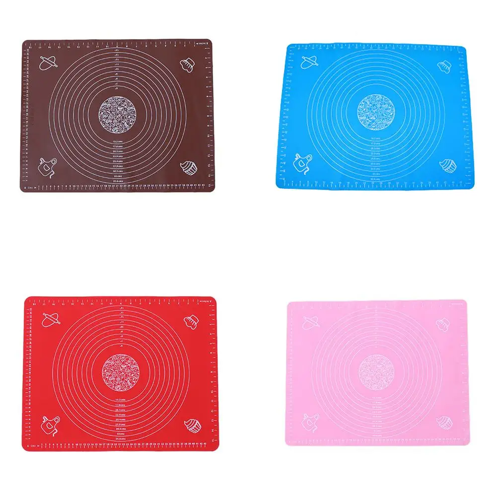 Cake Mat 1 Pc Super Big 50*40cm Non-stick Knead Dough Lace Rolling Silicone Baking Mat Cutting Fondant Pastry Sheet Pastry
Cake Mat 1 Pc Super Big 50*40cm Non-stick Knead Dough Lace Rolling Silicone Baking Mat Cutting Fondant Pastry Sheet Pastry