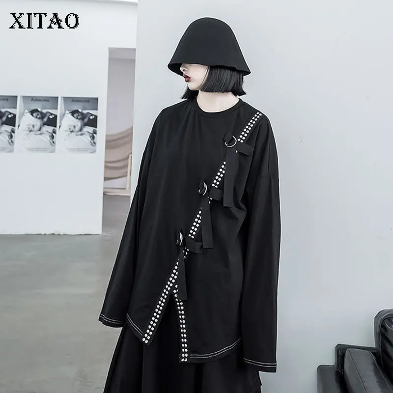 XITAO Sequined Slim T Shirt Women Clothes 2019 Irregular Split False Two Piece Patchwork Elegant Drawstring Casual Tee WQR1942
XITAO Sequined Slim T Shirt Women Clothes 2019 Irregular Split False Two Piece Patchwork Elegant Drawstring Casual Tee WQR1942
