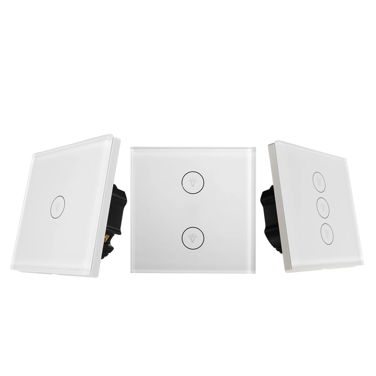 WIFI Light Smart Switch White EU 86 Type Switch Touch Panel Convenient APP Control AC 100-240V For Echo Alexa Google Home
WIFI Light Smart Switch White EU 86 Type Switch Touch Panel Convenient APP Control AC 100-240V For Echo Alexa Google Home