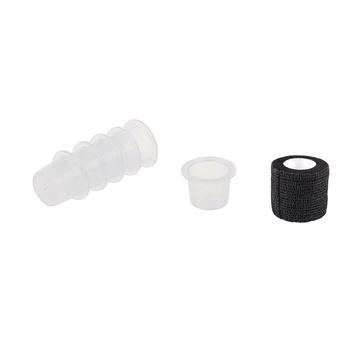 2inch x 5 Yards Self Adherent Adhesive Free Grip Comfort Wrap Cover Tattoo Handle Black &with 200 Plastic Medium Tattoo Ink Cups
2inch x 5 Yards Self Adherent Adhesive Free Grip Comfort Wrap Cover Tattoo Handle Black &with 200 Plastic Medium Tattoo Ink Cups