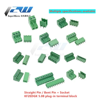 5 sets / lot KF2EDGK plug-in terminal 5.08MM connector 300V / 15APCB terminal 2/3/4/5/6/7/8
5 sets / lot KF2EDGK plug-in terminal 5.08MM connector 300V / 15APCB terminal 2/3/4/5/6/7/8