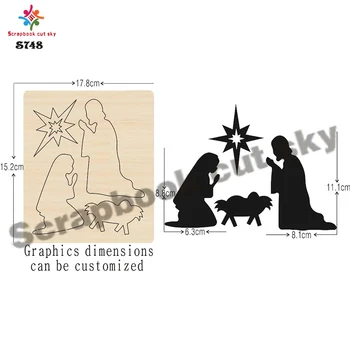 Angel, family Scrapbook cut sky & steel wooden dies Compatible with most machines
Angel, family Scrapbook cut sky & steel wooden dies Compatible with most machines