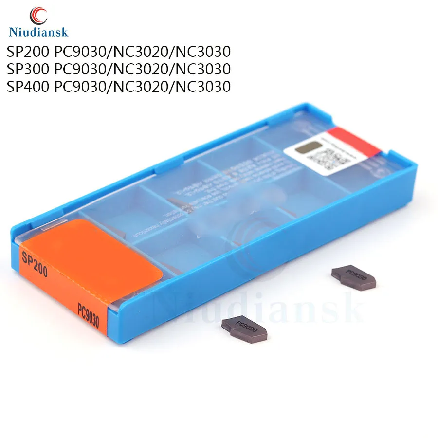 SP200 SP300 SP400 PC9030 NC3020 NC3030 100% оригинальных лезвия щелевой Карбид токарного станка поворотный инструмент лезвие