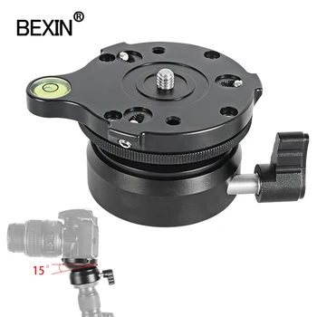 BEXIN panning leveling base tripod head camera stand adjusting head with with bubble level for dslr camear tripod
BEXIN panning leveling base tripod head camera stand adjusting head with with bubble level for dslr camear tripod