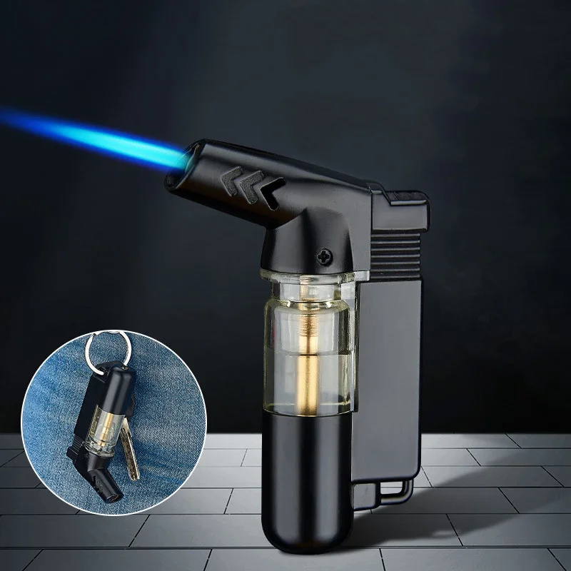 Metal Windproof Gas lighters Cigarette Lighter Jet Turbo Cigar Butane lighters Lightweight Small Spray Gun 1300 C Blue Flame
Metal Windproof Gas lighters Cigarette Lighter Jet Turbo Cigar Butane lighters Lightweight Small Spray Gun 1300 C Blue Flame