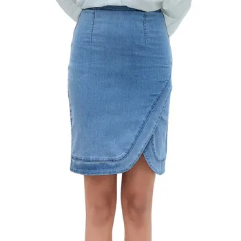Women's Skirts High Waist Slim Mid-length Side Split Wild Blue Denim Fabric For Lady
Women's Skirts High Waist Slim Mid-length Side Split Wild Blue Denim Fabric For Lady