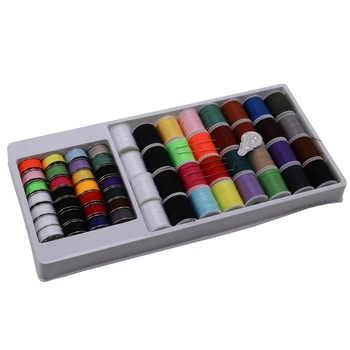 60 Pcs Set Reel Thread Hand Stitching Polyester Strong Sewing Threads Line for Professional Sewing Machine or Hand Sewing
60 Pcs Set Reel Thread Hand Stitching Polyester Strong Sewing Threads Line for Professional Sewing Machine or Hand Sewing