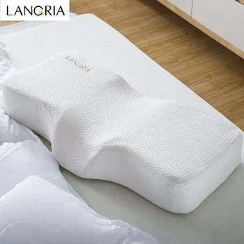 New LANGRIA Anti Snore High-Density Memory Foam Bed Pillow Cervical Neck Pillow Contoured Head Cavity Breathable Removable Cover
New LANGRIA Anti Snore High-Density Memory Foam Bed Pillow Cervical Neck Pillow Contoured Head Cavity Breathable Removable Cover