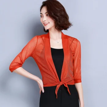 Womens Thin Mesh Cardigan 2020 Summer Beach Wrap Coat Women Short Small Shawl Cropped Cardigans Office Ladies Plus Size AQ792
Womens Thin Mesh Cardigan 2020 Summer Beach Wrap Coat Women Short Small Shawl Cropped Cardigans Office Ladies Plus Size AQ792