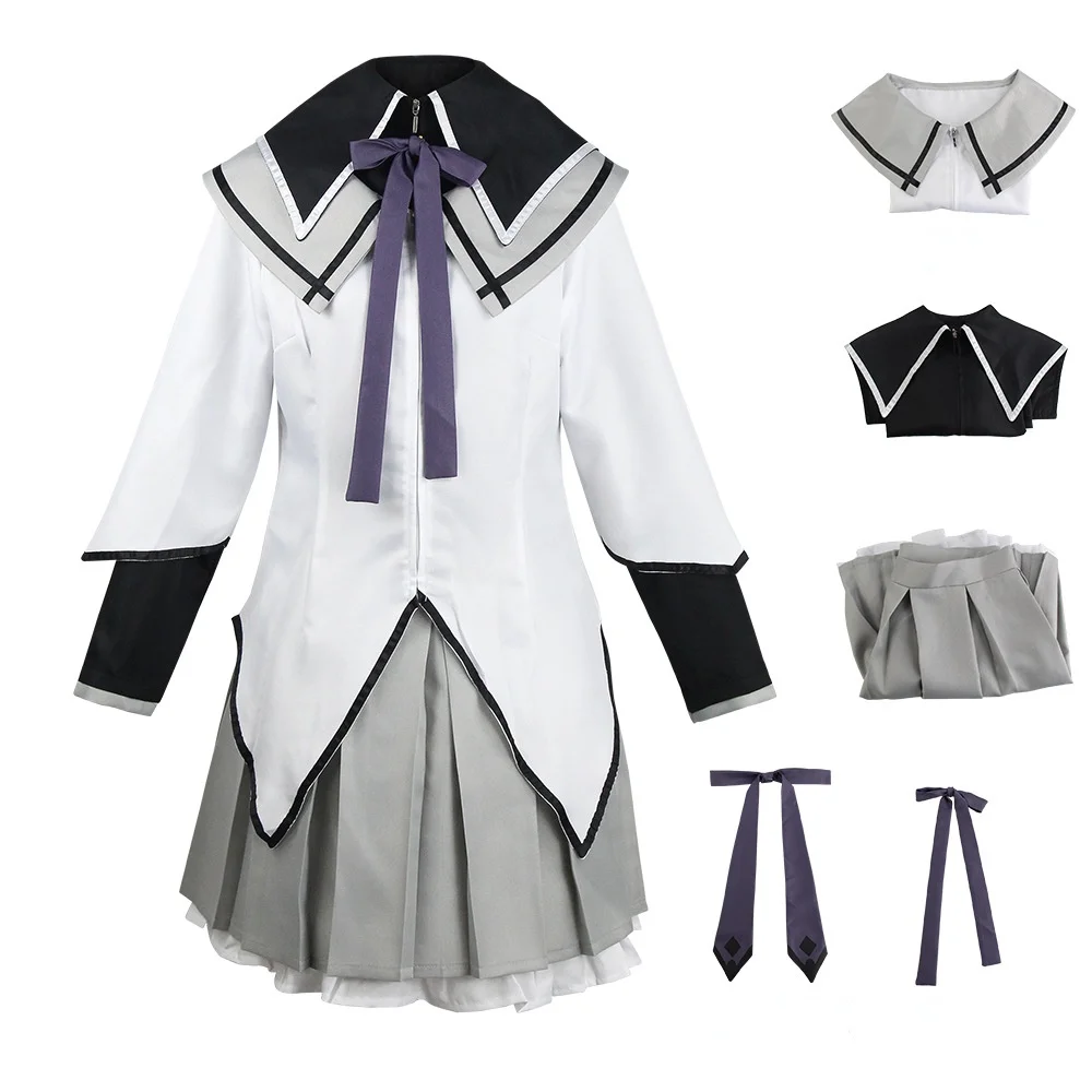Akemi Homura Cosplay Costume Puella Magi Madoka Magica Skirts and Wigs Woman's Stockings Hairpin Accessories
Akemi Homura Cosplay Costume Puella Magi Madoka Magica Skirts and Wigs Woman's Stockings Hairpin Accessories