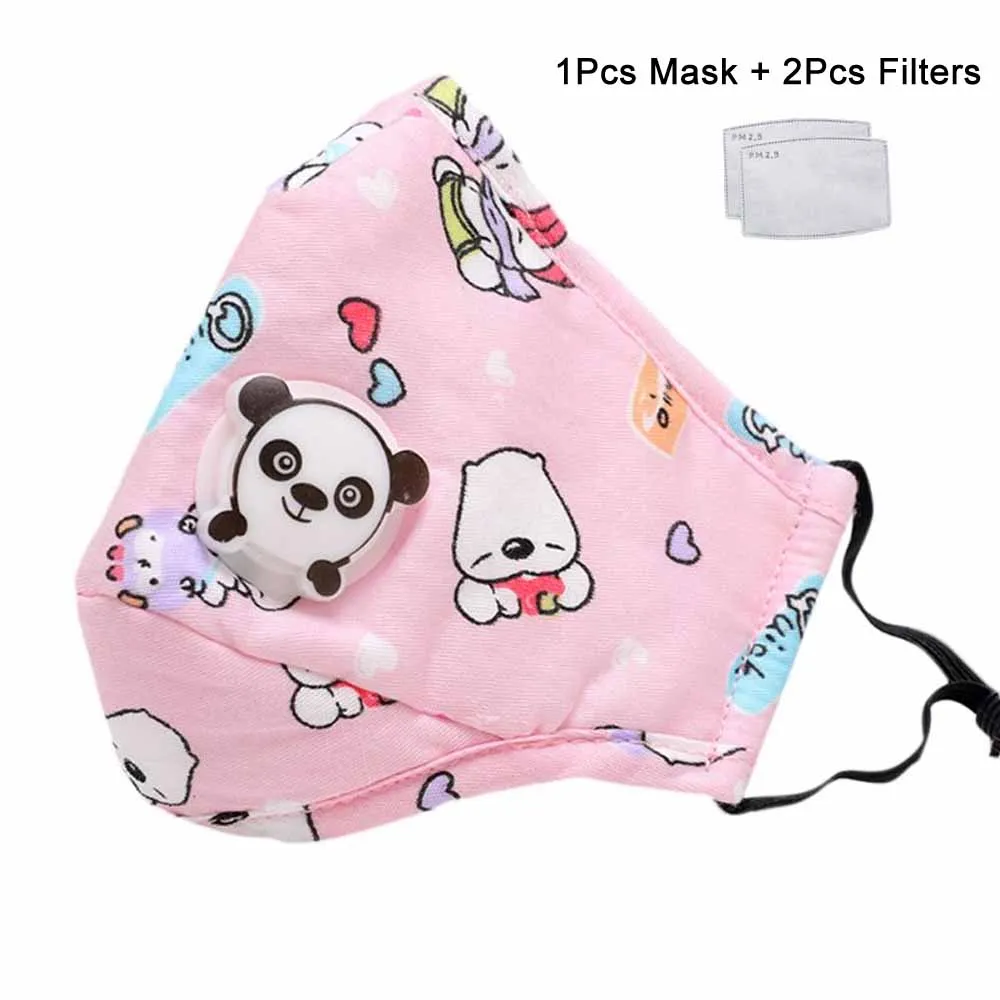 1Pcs PM2.5 Children Mouth Mask Respiratory Valve Cartoon Panda Thicken Smog Mask Warm Dust Mask Fits 2-15 Years Old Kids 1Pcs PM2.5 Children Mouth Mask Respiratory Valve Cartoon Panda Thicken Smog Mask Warm Dust Mask Fits 2-15 Years Old Kids
