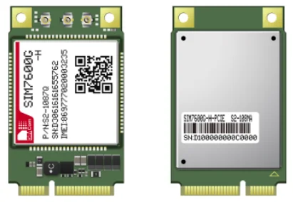 SIMCOM SIM7600G SIM7600G-H Mini Pcie LTE-FDD LTE Cat4 Module 850/900/1800/1900MHz B1/B2/B3/B4/B5/B7/B8/B12/B13/B18
SIMCOM SIM7600G SIM7600G-H Mini Pcie LTE-FDD LTE Cat4 Module 850/900/1800/1900MHz B1/B2/B3/B4/B5/B7/B8/B12/B13/B18